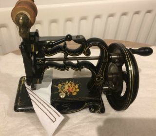 Antique James Galloway Weir Chainstitch Handcrank Sewing Machine