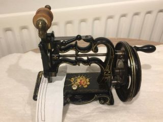 Antique James Galloway Weir Chainstitch Handcrank Sewing Machine 3