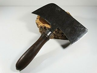 Antique 18th Century Forged Blacksmith Farm Brush Axe Gaff Old Tool