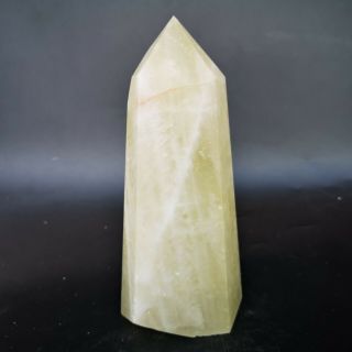 1.  76lb Natural Citrine Quartz Obelisk Crystal Wand Point Healing A104