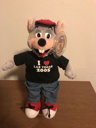 Chuck E.  Cheese Plush Doll 2005 Vegas Convention Only 800 Made W/tag