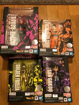 Sdcc 2019 Tamashii Nations Sh Figuarts Dragonball Z Event Exclusive - Set Of 4