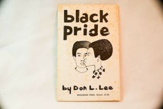 1968 Black Pride Don Lee Black Panther Movement Book