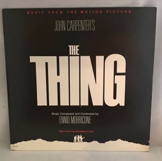 John Carpenters The Thing - Soundtrack Lp Record Mca - 6111