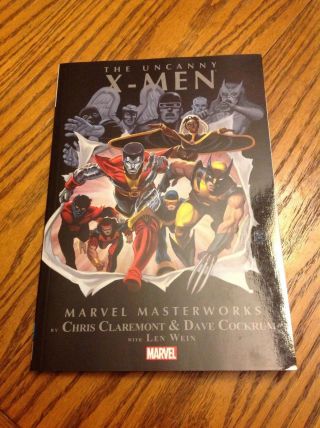 Marvel Masterworks: The Uncanny X - Men 1 Tpb Trade Paperback Signed By Claremont