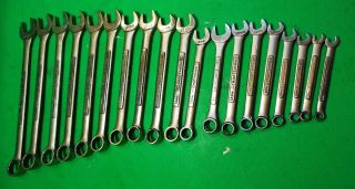 Vintage 19pc Craftsman Metric Combination Wrench Set Series =vv= 6mm To 24mm Usa