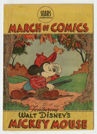 Mickey Mouse March Of Comics 27 Vg - 3.  5 Ow/white Pages K.  K.  / Western 1948