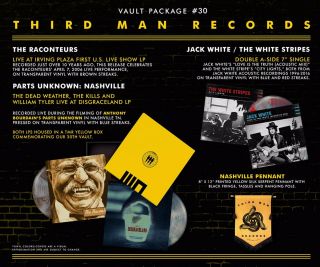 Jack White Stripes Vault Package 30 Complete Vinyl Third Man Records