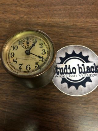 Vintage Clock Minneapolis Heat Regulator Co.  Minn.  Alarm Clock