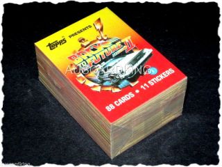 Back To The Future - Part Ii - Complete 88 Card Set - 1989 Topps Nm