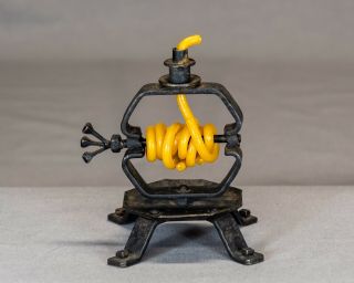 Antique Black Iron Wax Candle Jack (circa Late 19th Century)