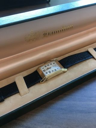 Hamilton (14k G.  F) Vintage Mens Wristwatch In.