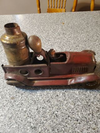 Vintage Turner Toys Fire Engine Pumper Truck Pressed Steel