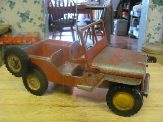 Al - Toy Jeep Willys 100 Complete Faded Paint