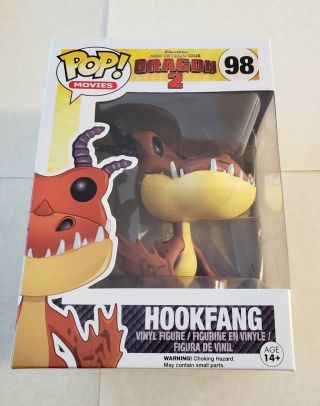 Funko Pop Movies Hookfang 98 From How To Train Your Dragon 2 Vaulted