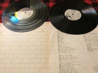 Pink Floyd The Wall 1979 Vinyl Lp Gate Fold David Gilmour Roger Waters