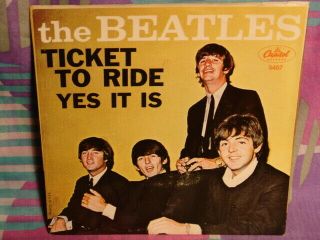Mega Beatles Blowout,  Picture Sleeve - Ticket To Ride/yes It Is
