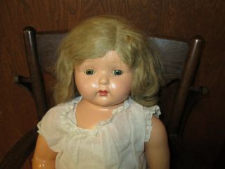 Antique Doll: Highly Collectable Mae Starr Talking Phonograph Doll 30”