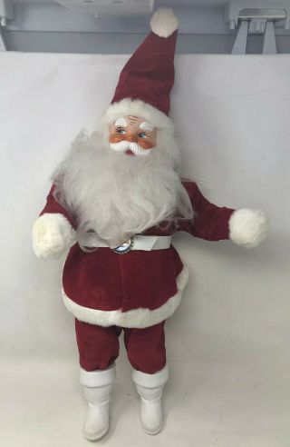 Vintage Pepsi Cola Belt Harold Gale Santa Claus Plush - Christmas