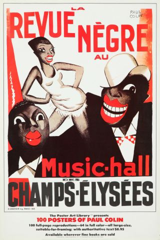 Vintage Style Poster Paul Colin Revue Negre Josephine Baker Art Deco Cabaret 20s