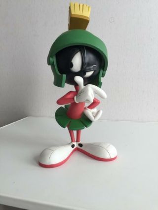 Extremely Rare Warner Bros Looney Tunes Marvin The Martian Big Figurine Statue