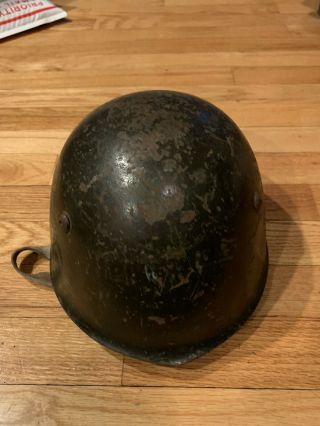 WW2 Italian M33 helmet Leather Liner Chin Strap Untouched size 3