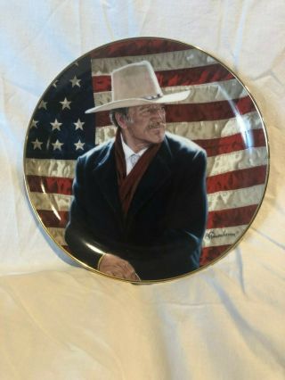 John Wayne Cowboy Legend Collectors Plate By Franklin