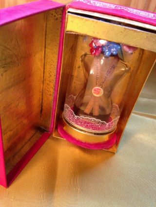 Schiaparelli Vintage Shocking Perfume Dress Form Bottle In Dome