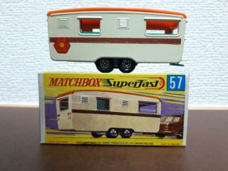 Matchbox Superfast Lesney - No.  57 - Trailer Caravan