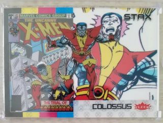 Colossus 2018 Fleer Ultra X - Men 3 Stax Card Character Set (top,  Middle & Bottom)