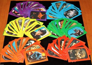 1983 Star Wars Set 66 Stickers Return Of The Jedi Topps Trading Cards Rotj