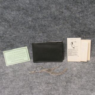 Vintage Triner Scales 0 - 4 Ounces Hanging Letter Postal Pastage Clip Scale W/case