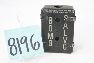 Ww2 Us Aircraft Bomb Salvo Switch - Box