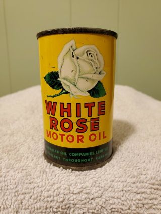 White Rose Oil Can Coin Bank Not Red Indian