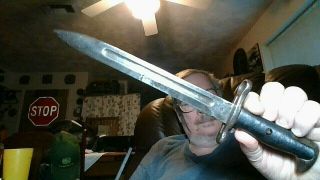 Pal 10 " Blade Wwii Us M1 Bayonet For The Garand With Scabbard,  All Us Wwii