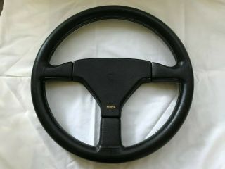 Vintage Momo Cobra Steering Wheel With Horn Pad