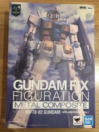 Bandai Gundam Fix Figuration Metal Composite Rx - 78 - 02 1017 40th Anniversary Ver