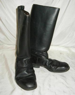 Rare WWII Bulgarian royal officer army boots German ally 2