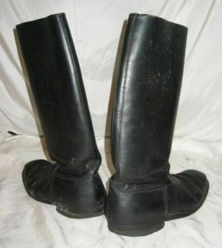 Rare WWII Bulgarian royal officer army boots German ally 3