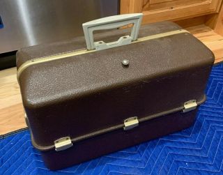 Vintage Umco Large Brown Tackle Box 2080u Loaded Down