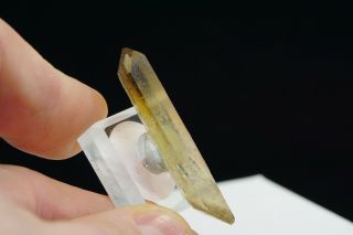Citrine Quartz Crystal / Facet Grade,  Double Terminated - Zambia