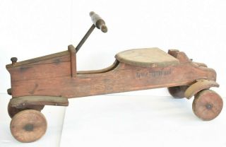 Antique Wood Toy Child 