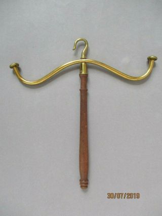 An Antique Barristers / Judges Rotating Gown & Wig Coat / Clothes Hanger / Hook