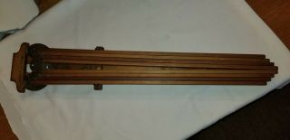 American Brand Antique Laundry Wooden Drying Rack - Wall Mount - 8 Arms