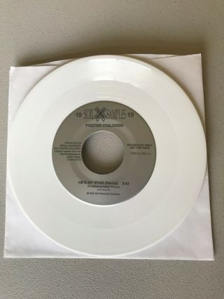 Wilco Poster Children White Vinyl 7 " Soil X Samples 1995 Sire Records 45 Rpm