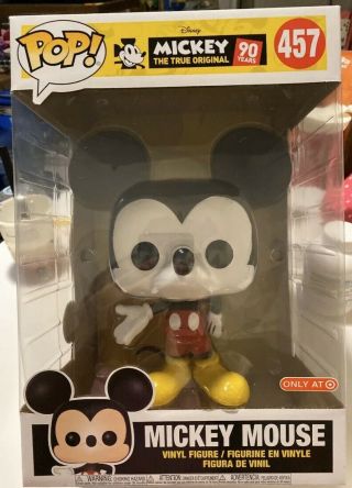 10 " Funko Pop Disney The True 90 Years - Mickey Mouse With Color 457