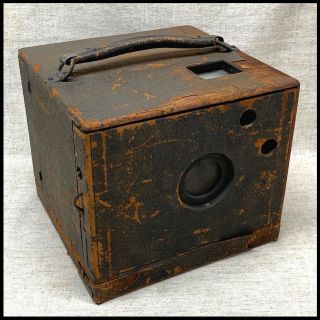 Big 5x7 Scovill Waterbury Detective Box Camera Of 1888