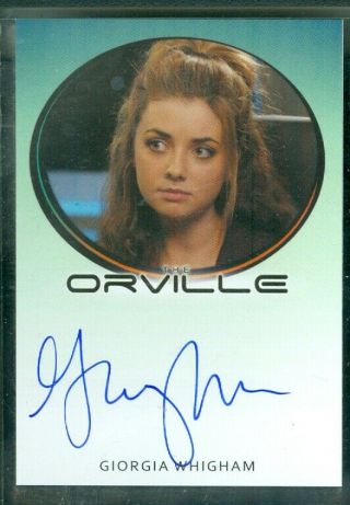 Orville Season 1 Giorgia Whigham As Lysella Autograph Card