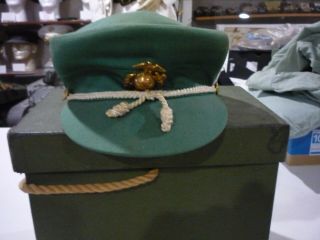 Wwii Usmc/marine Woman Dress Hat Of Issue Rare