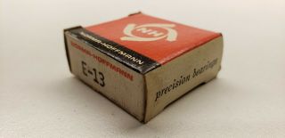 Norma Hoffman E13 Precision Bearings Old Stock Vintage Box